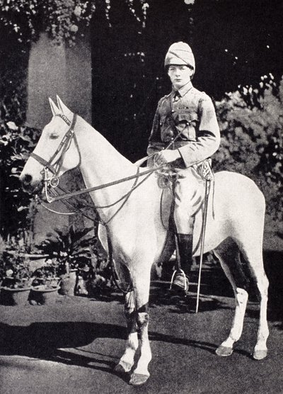 Winston Churchill zu Pferd in Bangalore, Indien (1897), aus 